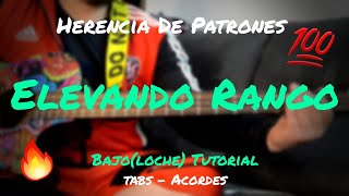 Herencia De Patrones  Elevando Rango  Tutorial  BAJOLOCHE  Tabs  Acordes [upl. by Relyks338]