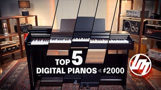 2022 Top 5 Digital Pianos under 2000  Better Music [upl. by Llabmik914]