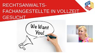 Rechtsanwaltsfachangestellte gesucht  Jobangebot Stellenanzeige Anwalt Seiter Delmenhorst [upl. by Shoifet]