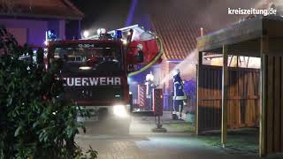 Gebäudebrand in GanderkeseeFalkenburg [upl. by Ky262]