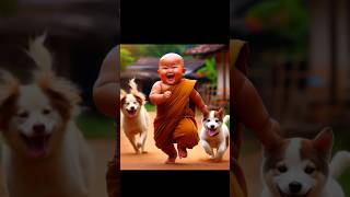 Cute monk cute 🥰🥰🐕🐕 [upl. by Ynohtna713]