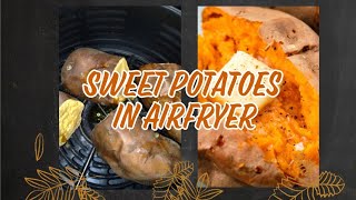 Perfectly Baked Sweet potatoes in Air fryer [upl. by Sisto955]