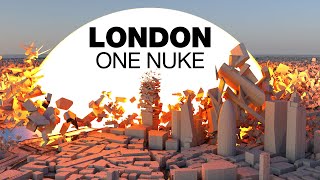 Simulation of a Nuclear Explosion in LONDON [upl. by Noryak]