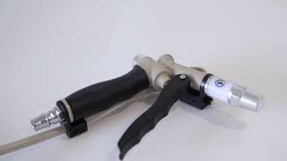 Durable Ionizing Air Gun Air Atomizing Nozzle Portable Static Eliminating [upl. by Hootman]