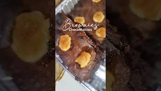 Fudgy Marshmallow Brownies goey yummy brownies chocomallowbrownies [upl. by Gent]