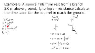 suvat made easy  Example B [upl. by Lorak]