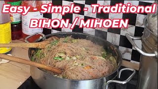 Pancit Bihon Recipe  Traditional Quick and Easy Mihoen [upl. by Penland86]