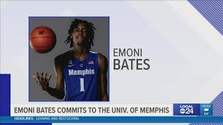 Star basketball player Emoni Bates commits to the University of Memphis [upl. by Fleming]