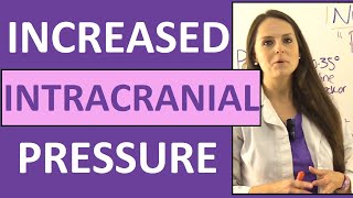 Increased Intracranial Pressure Nursing Pathophysiology NCLEX Symptoms Cerebral Perfusion Pressure [upl. by Randie]