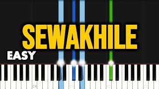 Hlengiwe Mhlaba  Sewakhile  EASY PIANO TUTORIAL by SAPiano [upl. by Suravat]