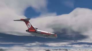 Dan Air London Flight 1008  Crash Animation Rip [upl. by Nan]