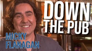 Back In The Local Pub EXCLUSIVE INTERVIEW  Micky Flanagan Live The Out Out Tour [upl. by Enelyad]