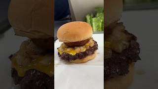 Try our “Downtowner” burger🍔 kansascity kansascitychiefs viral shorts burger bestburger asmr [upl. by Aserehc]