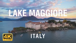 LAKE MAGGIORE ITALY the Borromean Islands  Stresa  Sunrise to Sunset 4K [upl. by Notnilc]