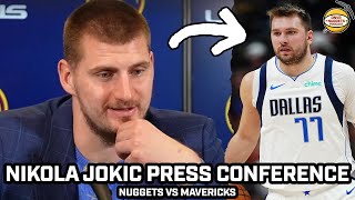 Nikola Jokic on Evaluating His Game After MOSTER 371815 Game vs Mavs [upl. by Esinahs46]