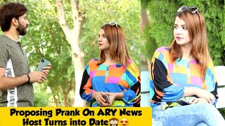 Proposing Prank On ARY News Host  Best Pranks in Pakistan  Adil Anwar [upl. by Chellman]