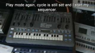 How to program a Roland MC202 part 2 [upl. by Eirised]