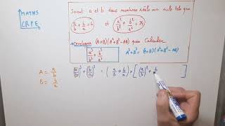 Exercice sur le calcul littéral et le développement Maths pour tous [upl. by Eltsyrk]