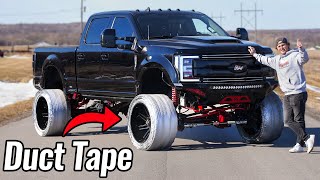 Duct Tape Tires on my Sema Truck [upl. by Gratianna209]