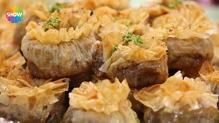 Kadayıflı Gül Baklava Tarifi [upl. by Arakahs]