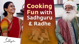 Sadhguru amp Radhe Cook A Ragi Dosa Together  Millet Recipe [upl. by Nodanrb]