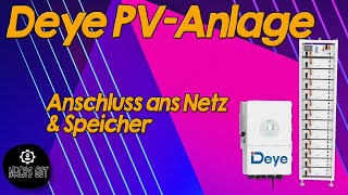 PV Anlage  Anschluss ans Netz amp Speicher [upl. by Arytal715]