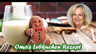 Lebkuchen Rezept Einfach  Nach Omas Art [upl. by Ahidam120]