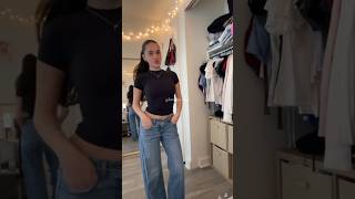 gdwm gdwm grwm ootd outfit nycfashion collegecreator fashion collegefashion skims levis [upl. by Ttegdirb]