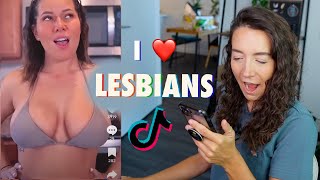 Reacting to Actually Good Lesbian Thirst Traps lord give me strength [upl. by Hump]