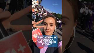 En plena trasmisión en vivo reportera de Tijuana se equivoca shorts [upl. by Notslar844]