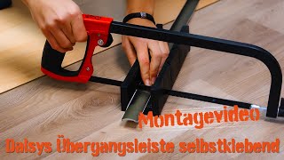 Montageanleitung Dalsys Übergangsleiste selbstklebend  DIY  BMSC24 [upl. by Claudio]