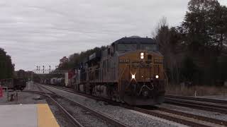 Black Friday 2018 Railfanning Amtrak Heritage Unit CSX and More [upl. by Oirromed]