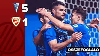 NB I ZTE FC–DVTK 5–1  összefoglaló [upl. by Esirahc858]