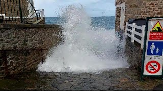 Grande marée  24 mars 2023  SaintMalo Rochebonne [upl. by Alyl]