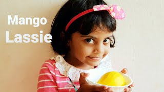 Mango Lassie  Mango Recipe  Kids Preparation  Mango Juice  Malayalam [upl. by Iaj]