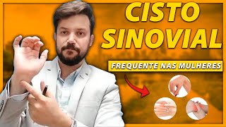 Cisto sinovial  Tratamento [upl. by Eizzik]