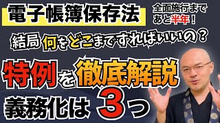 【電子帳簿保存法】義務化！実は骨抜き！？全事業者に義務付けられる「改正 電子帳簿保存法」が本格始動。何をどこまでやらないといけないのか？／電子データの保存、検索要件 [upl. by Eimmas551]