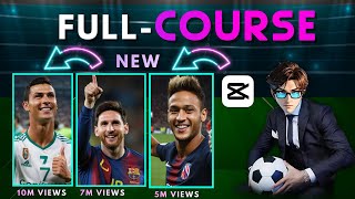 How I make VIRAL Football shorts using CAPCUT  FULL COURSE [upl. by Egbert]