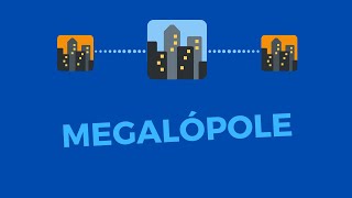 O que é Megalópole  GeoVocabulário 04 [upl. by Nauqe]