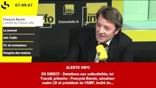 Baisse des dotations aux communes  François Baroin demande un geste de lEtat [upl. by Eugenia]