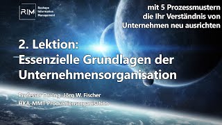 2 Lektion PO Essenzielle Grundlagen der Unternehmensorganisation [upl. by Seira412]