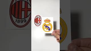 Drawing Real Madrid logo art drawing ronaldo cr7  madrid realmadrid [upl. by Ellirehs]