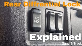 How to use RD Lock Rear Diffrential Lock [upl. by Eynahpets]