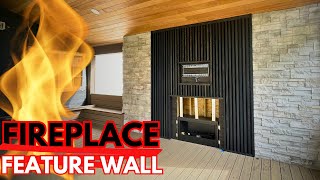 Building A Fireplace Feature Wall In A Screen Porch [upl. by Lindell]