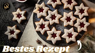 Das beste Spitzbuben Rezept  Plätzchen in Perfektion  Weihnachtskekse selber backen ✨ [upl. by Fink]