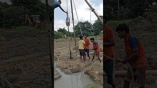 Soil boring Work viralvideo trending rahimcivilengineer soil shorts [upl. by Luthanen]