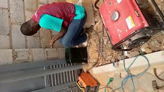 Gate motor installation [upl. by Babbie]