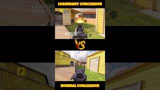 CODM Legendary Concussion Grenade vs Normal Concussion Grenade callofdutymobile [upl. by Hsiri]