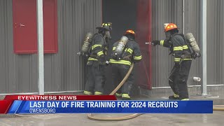 Owensboro Fire Department to graduate largest recruitment class since 2009 [upl. by Eelsel974]