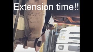 OBS Ford Shock Extenders Install [upl. by Reinold710]